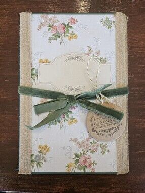 Boutique Handmade Floral Journal • Shabby Chic Notebook